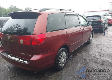 2008 Toyota Sienna Le из США, поврежденный, VIN 5TDZK23C18S101480
